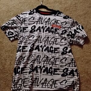 Savage Monochrome Men's Graphic Tee